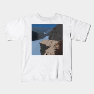 Preikestolen Norway Kids T-Shirt